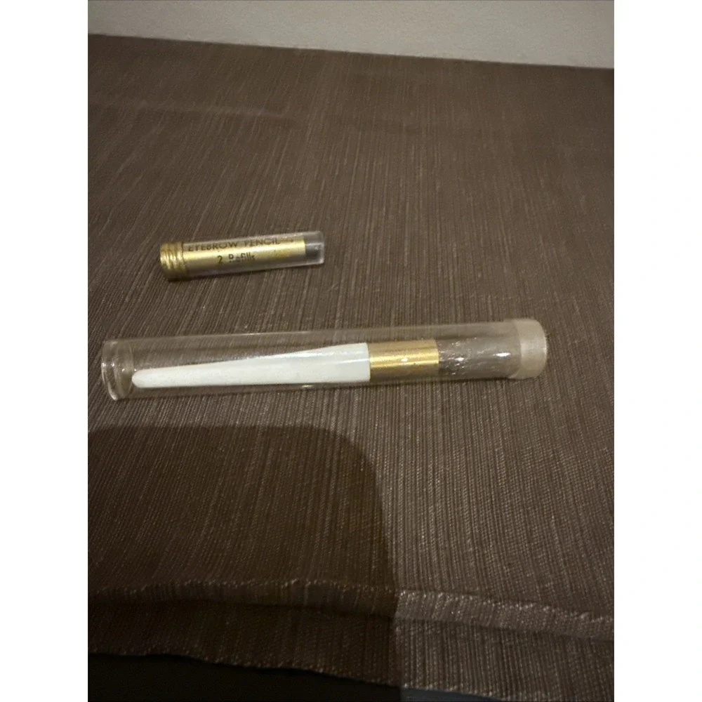 VINTAGE COTY  EYEBROW PENCIL REFILL BLACK And‎ Makeup Brush
